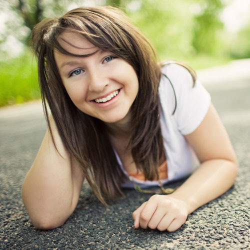 Senior Portraits in Road