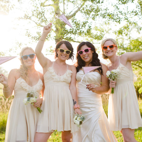 Frog Belly Farm Wedding with Sunglasses