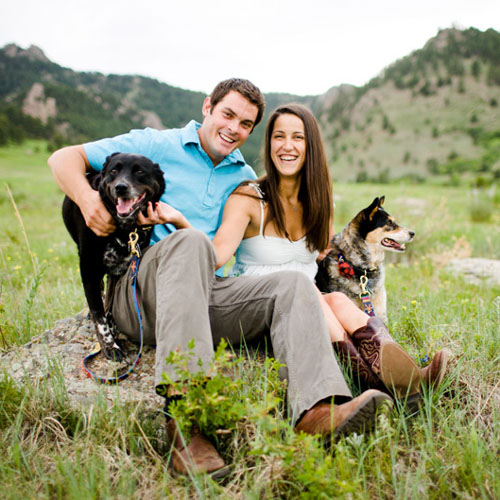 Engagement Photos at Chautauqua Park Boulder