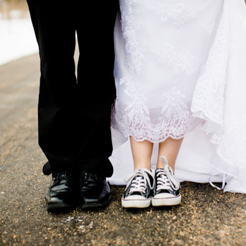 Black Converse Wedding Shoes