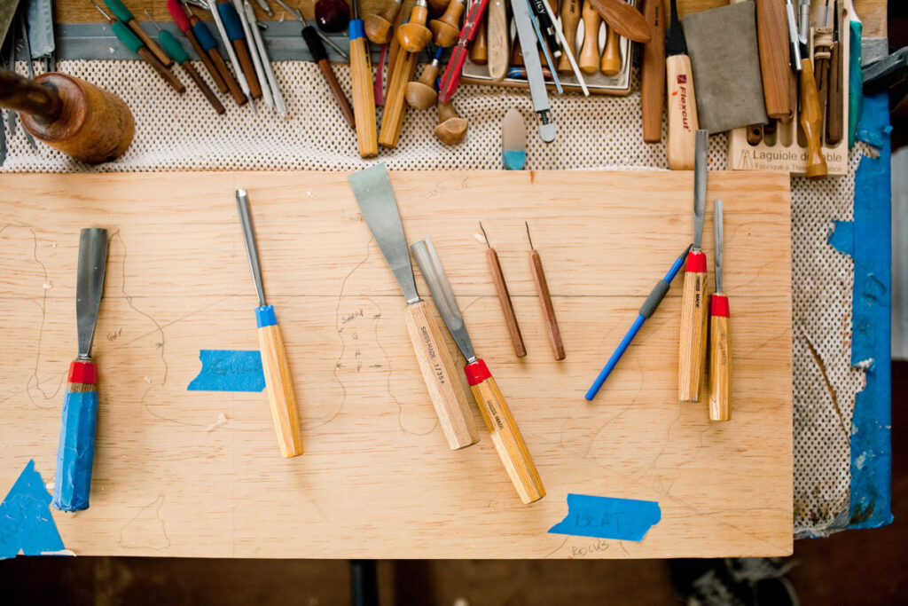 woodworking tools editorial photo